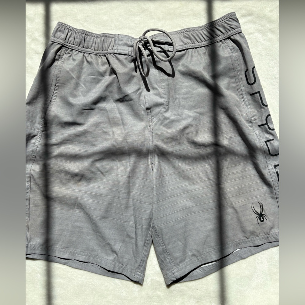 Spyder Gray Swim Trunks